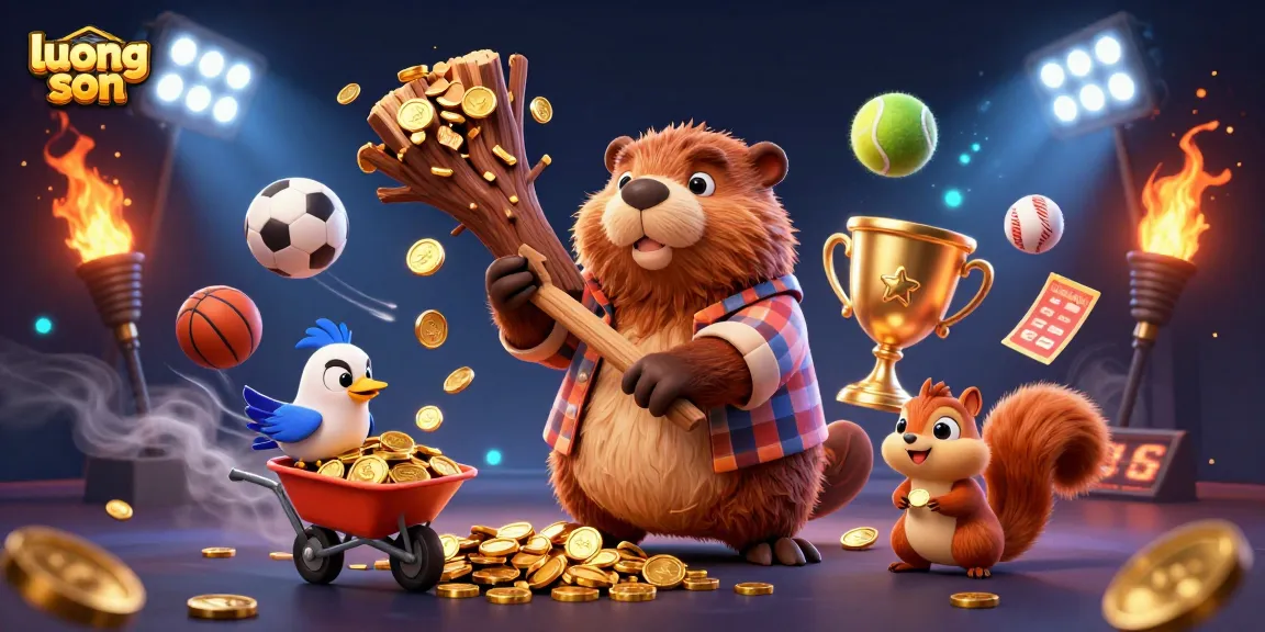 luong son offers dynamic sports betting action with vibrant gold and lively gaming elements.