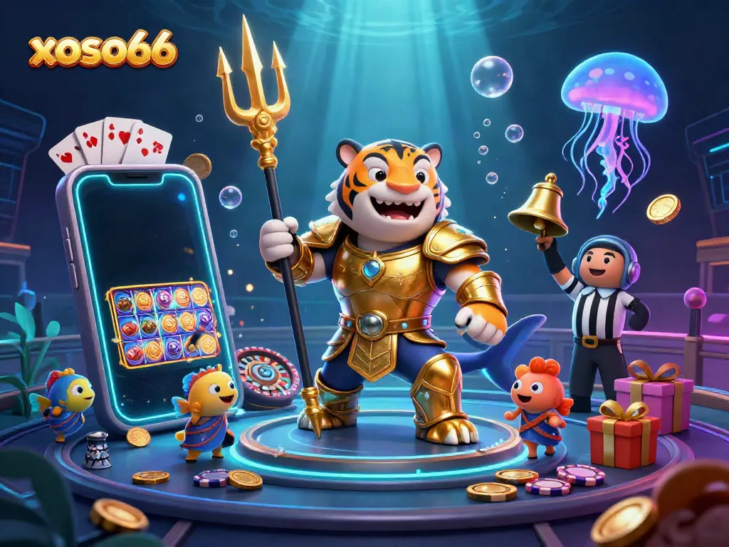 Engage with exciting lottery games at xoso66 featuring unique underwater characters.
