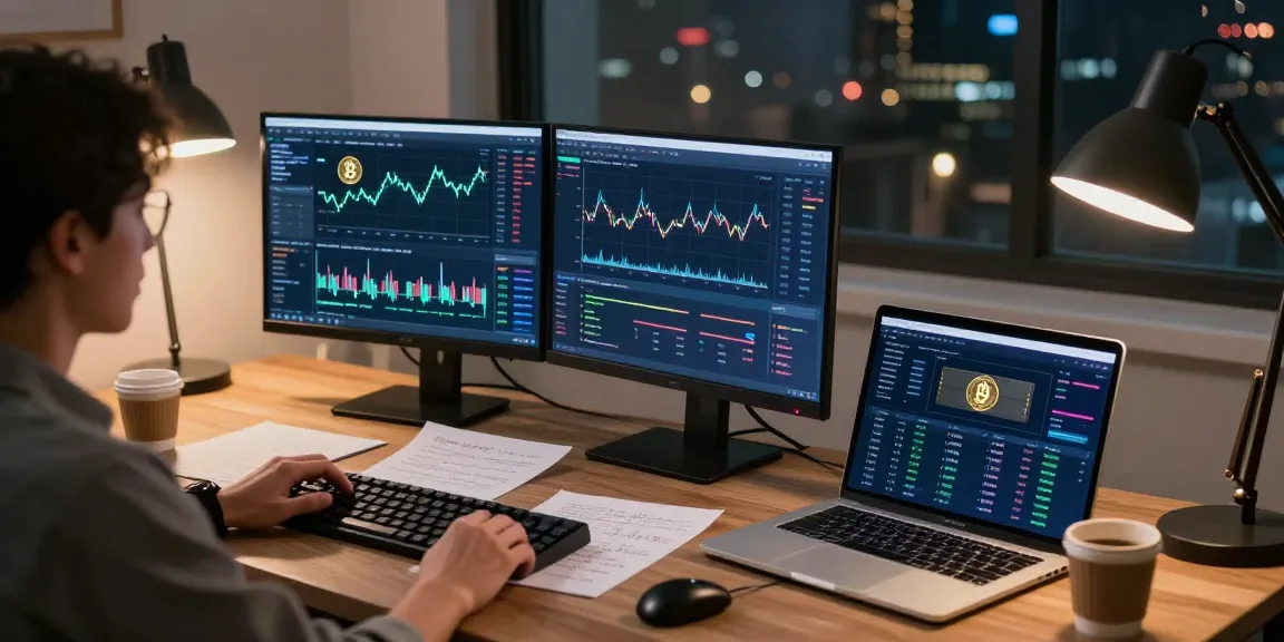 Funexchange platform showcased through active cryptocurrency trading workspace with digital wallet and analytics.