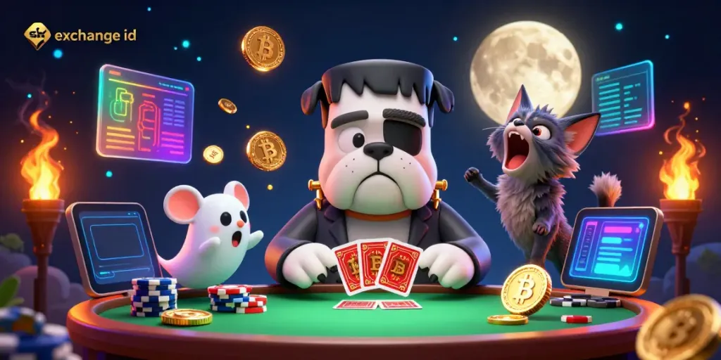 Engage with the dynamic excitement of gambling using your sky exchange id in a vivid casino scene.