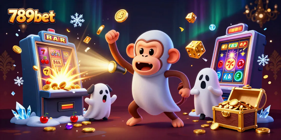 Engage with 789bet's thrilling gambling experience featuring a lively 3D casino scene with playful characters.