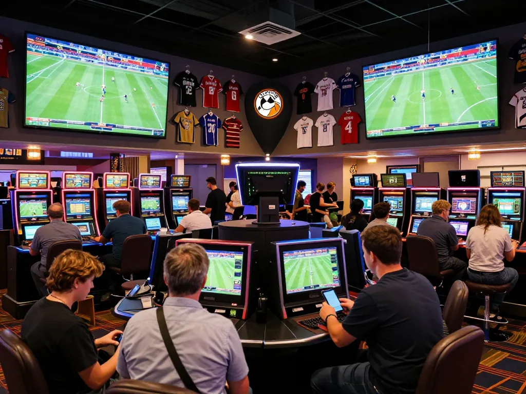 Bettors engaging with live sports odds at keo nha cai 5's exciting betting area, showcasing strategic gameplay.