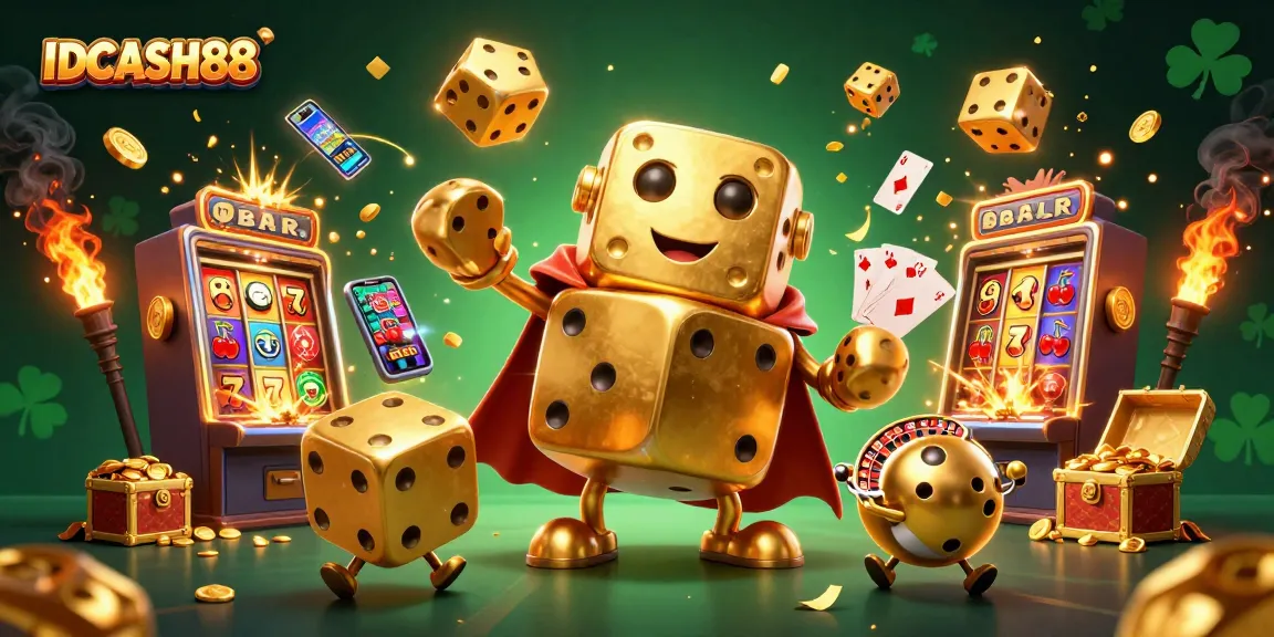 Experience thrilling gameplay at IDCASH88 with dynamic 3D casino elements and vibrant visuals.