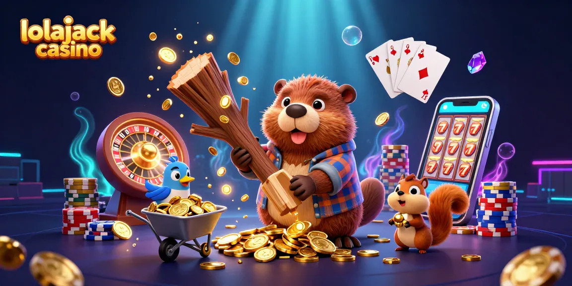 Spin and win at lolajack casino with thrilling games and golden rewards scattered around