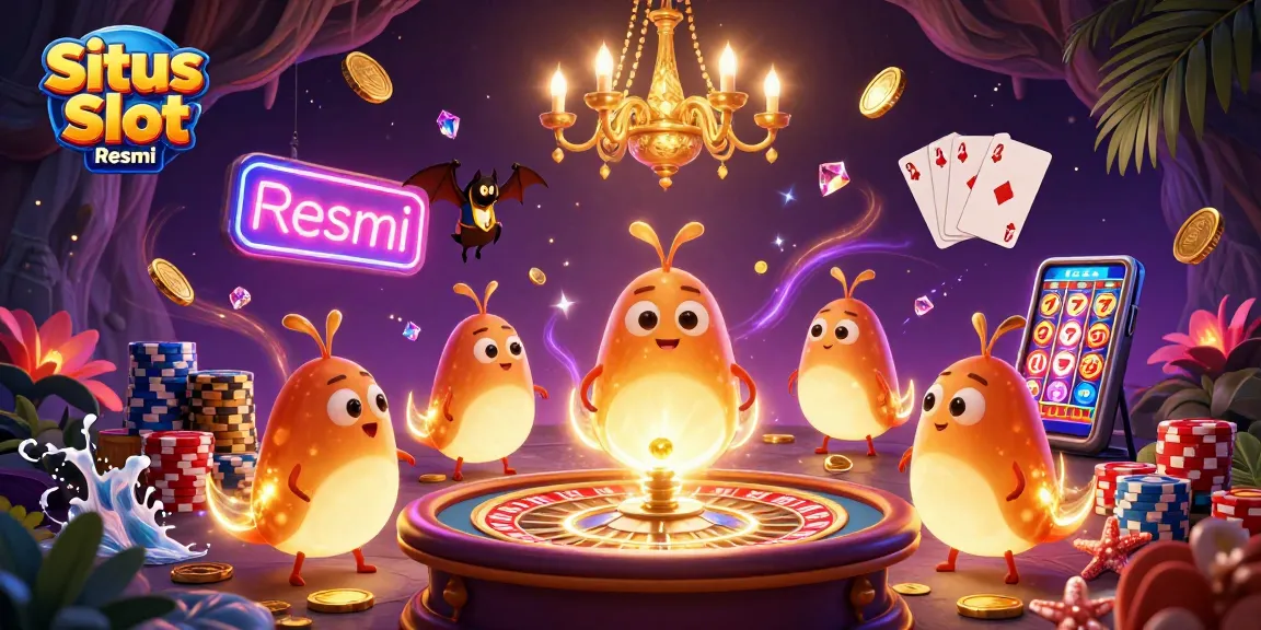 Situs Slot Resmi menghadirkan keajaiban permainan kasino dengan tim glowworm bercahaya yang menambah suasana bermain yang seru.
