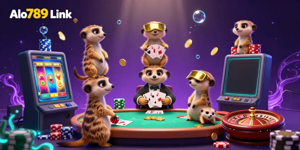 Engage with Alo789 Link at this cartoon casino where meerkats rule the games!