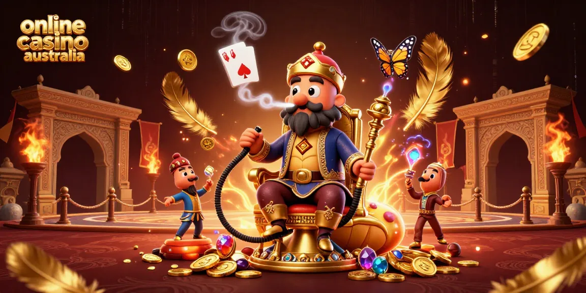 Engage with exciting gameplay at online casino Australia showcasing a colorful 3D cartoon scene.