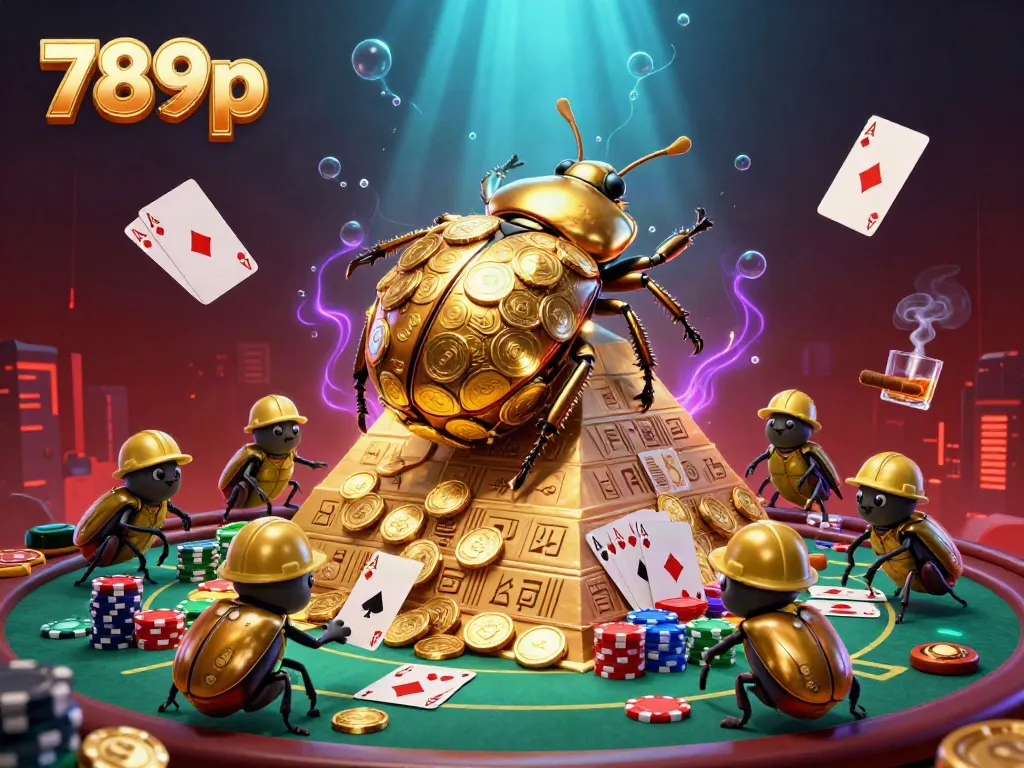 Engage with 789p's vibrant casino scene featuring golden characters and rich gaming elements.